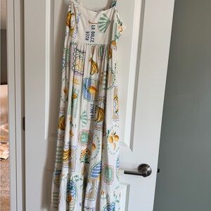 Colorful Printed Maxi Dress